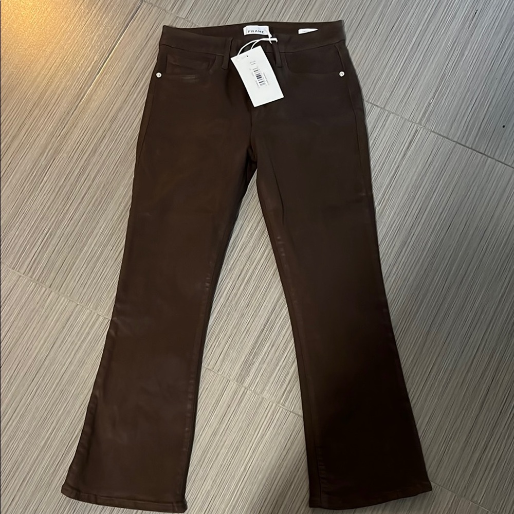 Brown Flared Pants